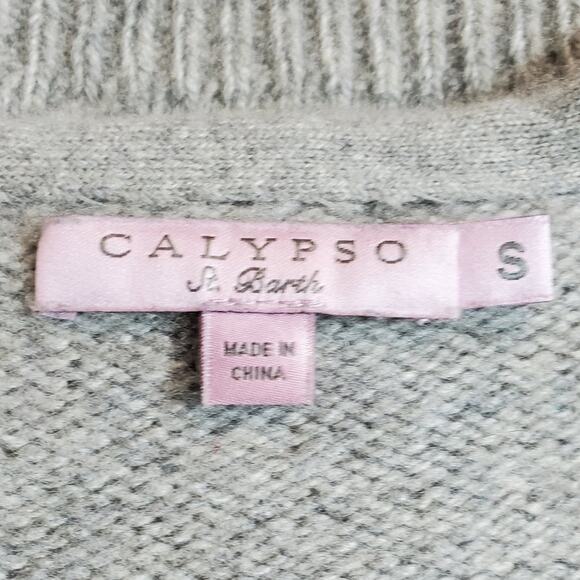 Calypso St. Barth Cashmere Sweater sz S - Picture 4 of 5